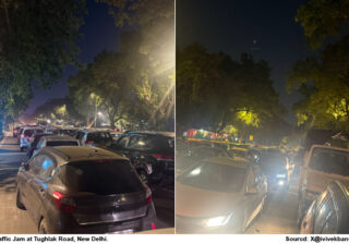 Traffic Chaos: Diwali rush slows Delhi-NCR, traffic jams become a nightmare
