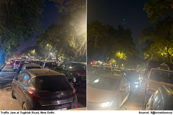 Traffic Chaos: दिवाली की भीड़ ने थामी दिल्ली-NCR की रफ्तार, ट्रैफिक जाम बना दुःस्वप्न